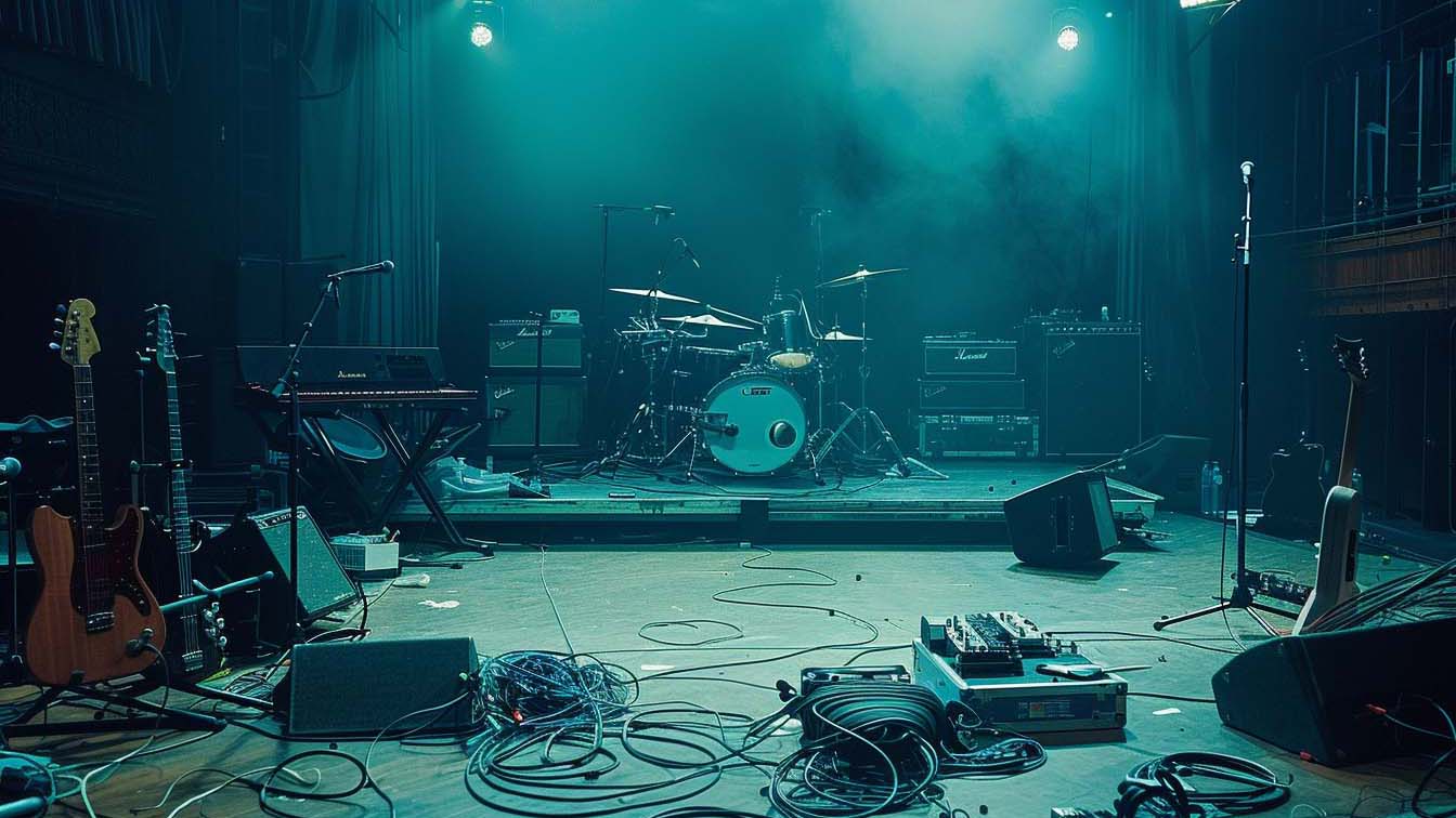 After The Sun stage setup and lighting design